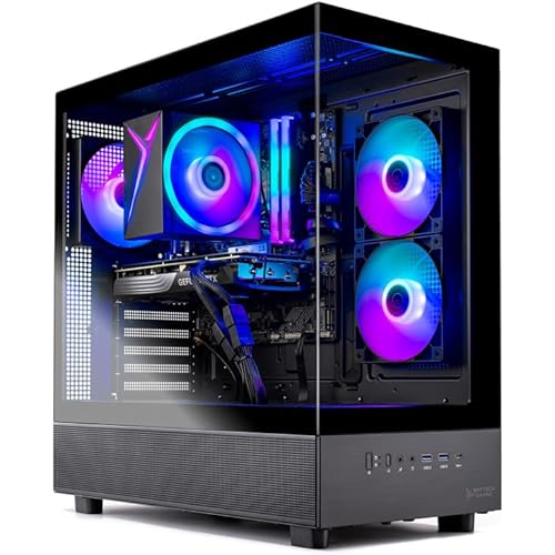 Skytech Gaming Azure 3 Desktop PC, Ryzen 7 7700 3.8 GHz (5.3GHz Turbo), NVIDIA RTX 5060 Ti 16GB, 1TB NVMe SSD, 16GB DDR5 RAM 6000, 650W Gold PSU, Wi-Fi, Win 11