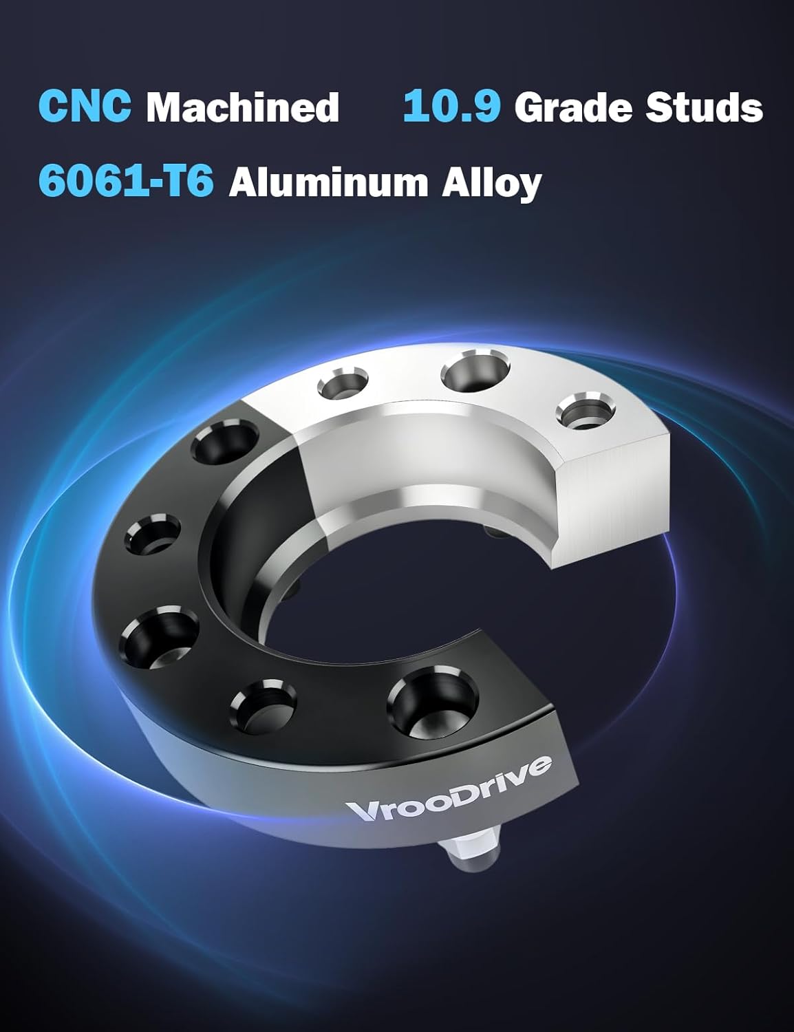 5x5.9 to 5x150 1.5" Wheel Spacers For Lexus For Toyota | Forged Spacers with 5 Lug 110mm 14x1.5 Studs | Black Wheel Spacers Adapters 4PC