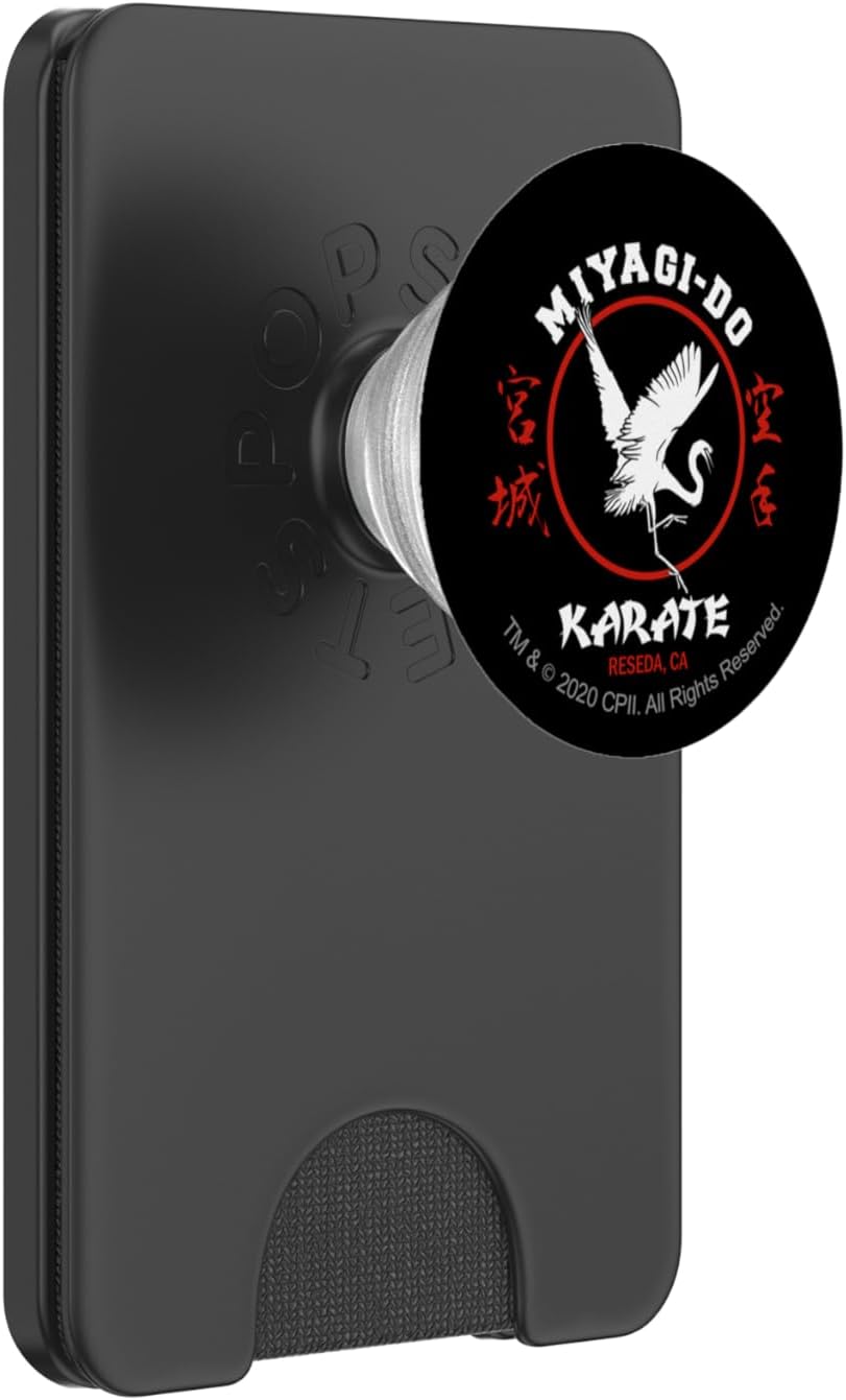 The Karate Kid Miyagi-Do Karate with Crane 2 Color Movie PopSockets Adhesive PopGrip