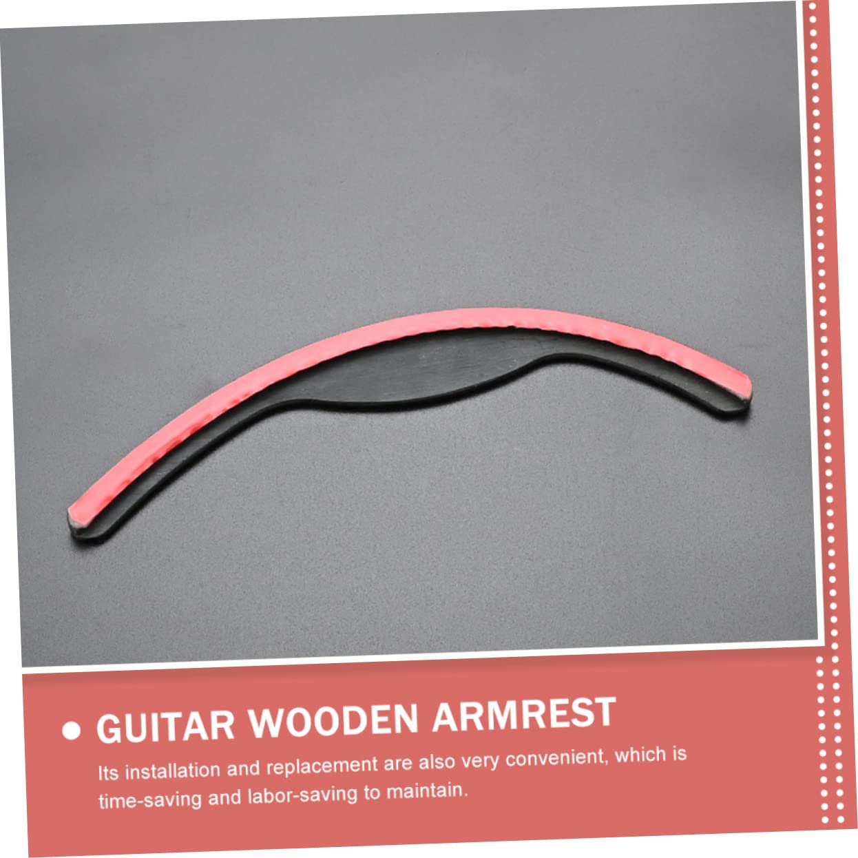 Toyvian 3 Szt gitara ręcznie Podłokietnik zastępujący gitarę klasyczną akcesoria do gitary odpoczynek dla dłoni dla miłośnika gitary drewniany dodatek do ballada Składnik