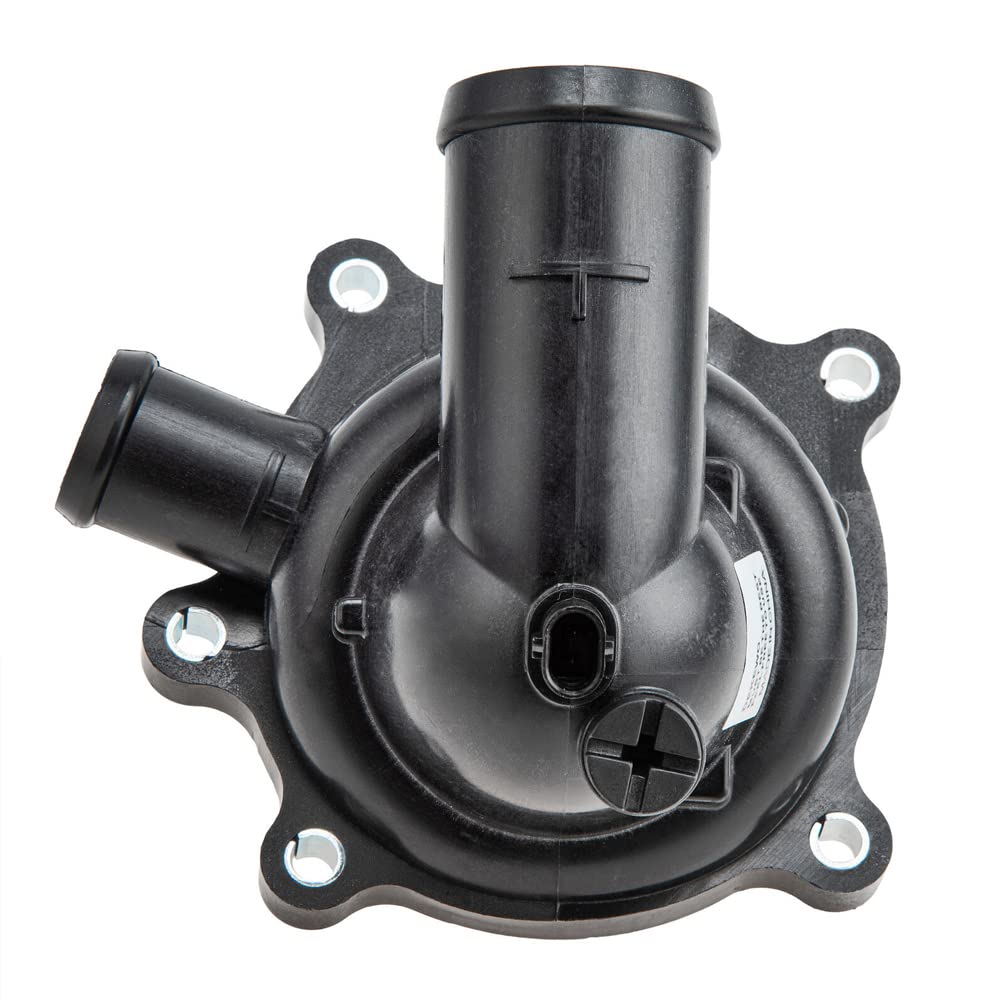 079121115BA Logement de Thermostat de Liquide de Refroidissement du Moteur Compatible avec AUDI A6 S6 2007-2011, A8 Q7 2007-2010, S8 2007-2009, Remplace 079121115BK, 9025179
