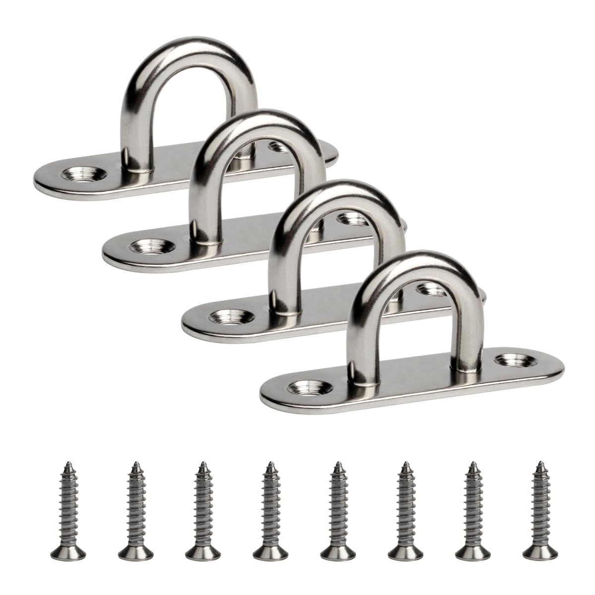 Stainless Steel Ceiling Hooks - 10 Pack -9 Stainless Steel Ceiling Hooks - 10 Pack -9