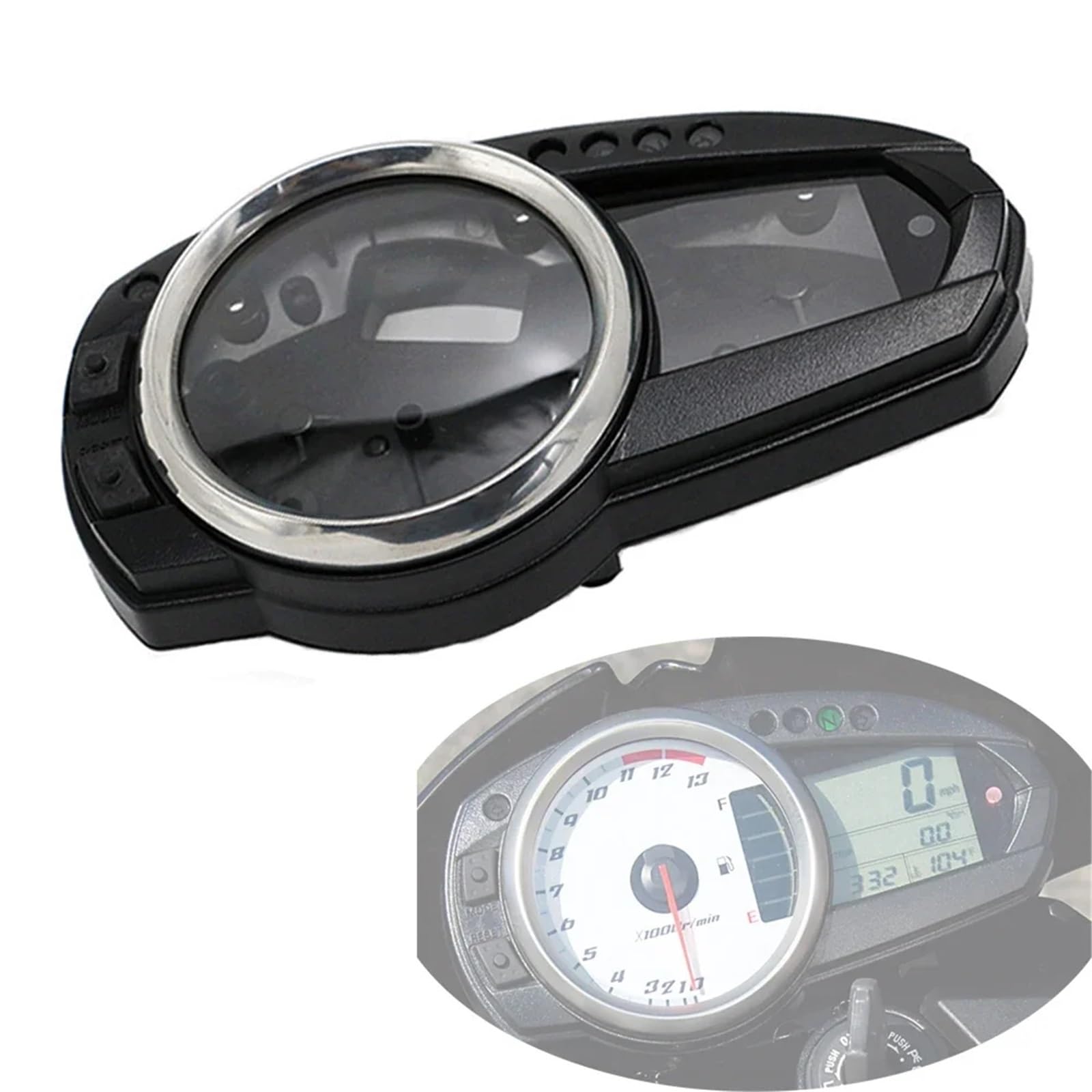 計量器 Amazon | オートバイゲージベゼル Compatible With For Z750 For Z1000
