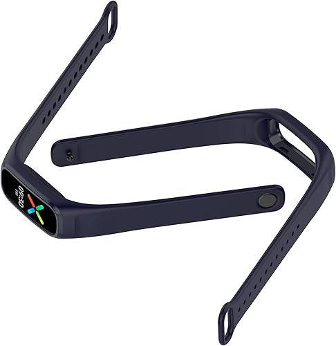 Miniatura 7 de FitTurn Compatible con banda Oppo y OnePlus Band Correa de una sola pieza de un tamaño (5.5-8.7) Unisex de silicona de repuesto de goma colorida