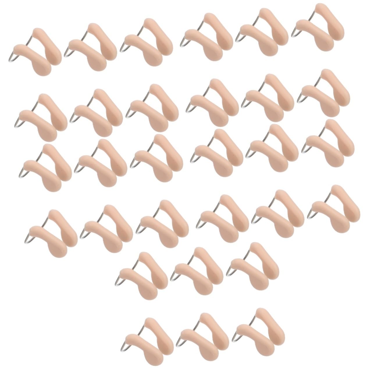 Hemobllo Clip De Nariz De Natación Tapón Nasal Protector Clips De La Nariz para Nadar Deportes Cable Clips De Nariz para Nadadores Pinzas para Nadar En La Nariz Beige