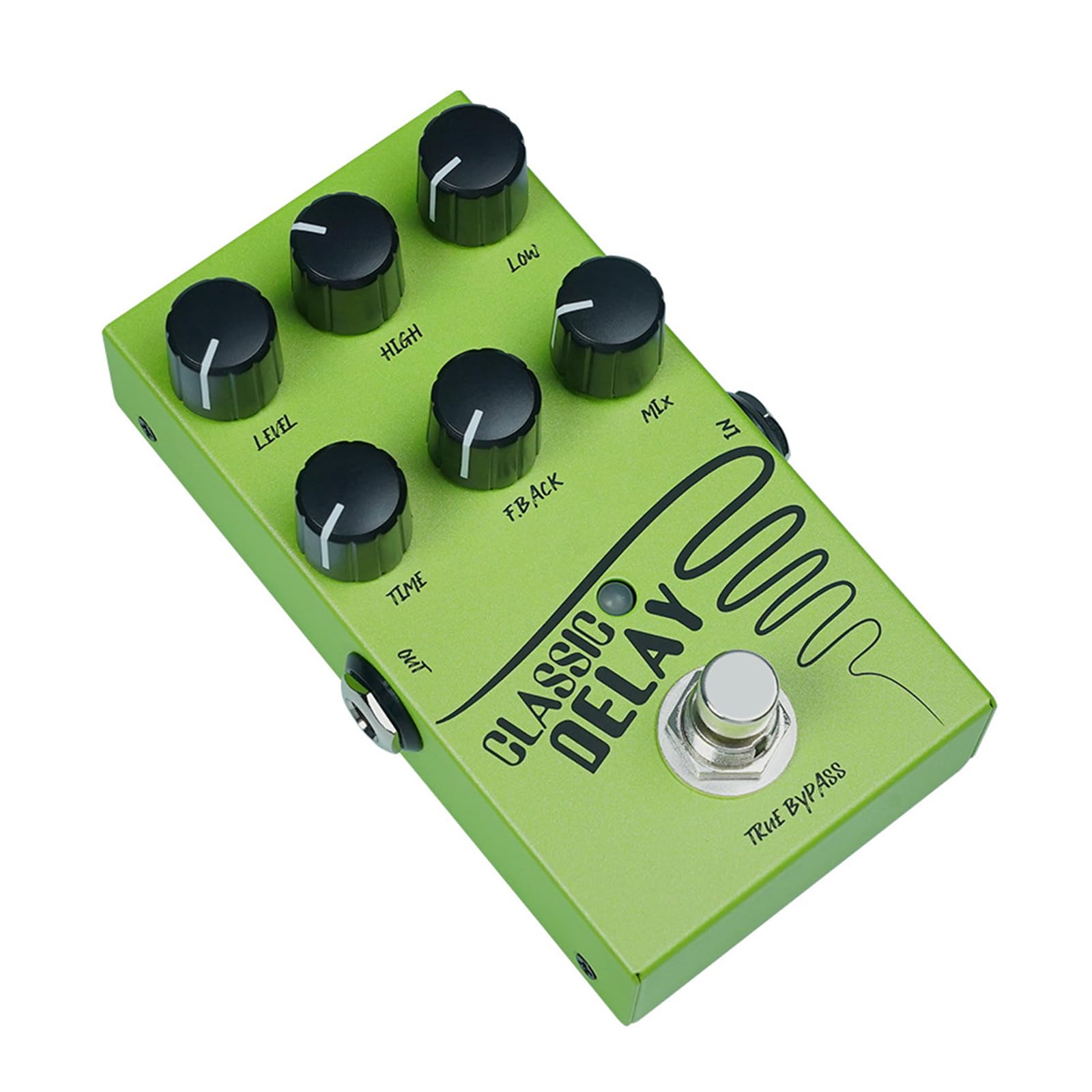 Small Delay Effektpedal Gitarrenverstärker Simulation Distortion für Gitarristen und Musikschaffer Lange Verzögerungszeit Pedal