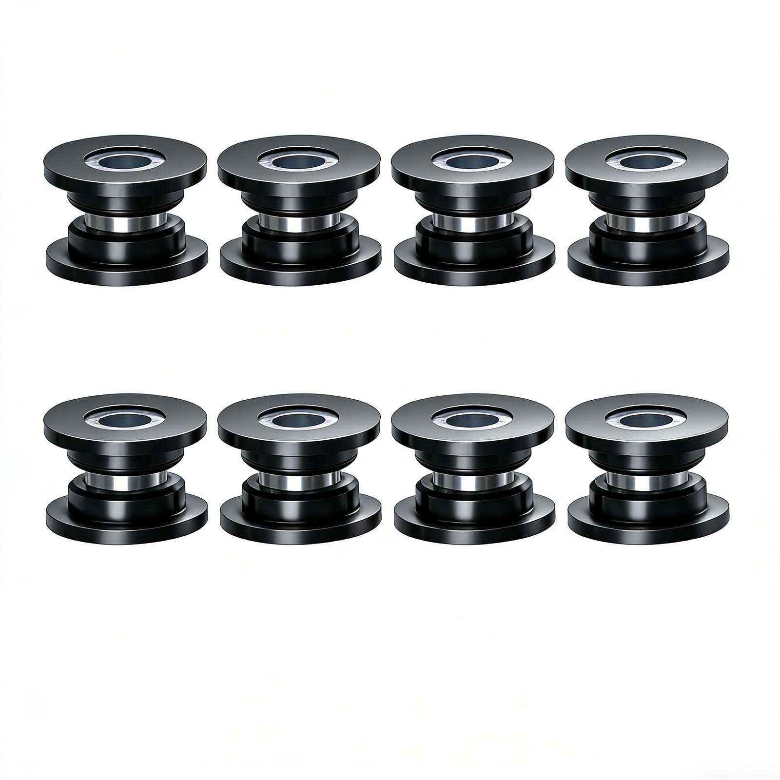 Shock-Absorbing Bushing Bearing Sleeve kit(16x Shock Bushing & 8X Bearing Sleeve) Compaible with Arctic Cat 250 300 375 400 1998-2006(Replace #0604-