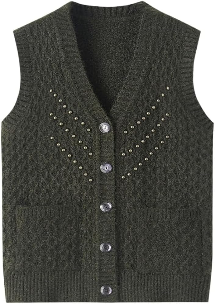 Sleeveless sweater coat Clearance