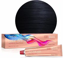 Coloração Amend Color Delicaté, 50g, Livre De Gluten, Parabenos E Óleo Mineral, Livre De Ppd* E Amônia, Hipoalergênica E Demartologicamente Testada, Proteção Contra O Ressecamento, Nutrição Avançada E Controle Do Frizz (2.1 Preto Azulado)