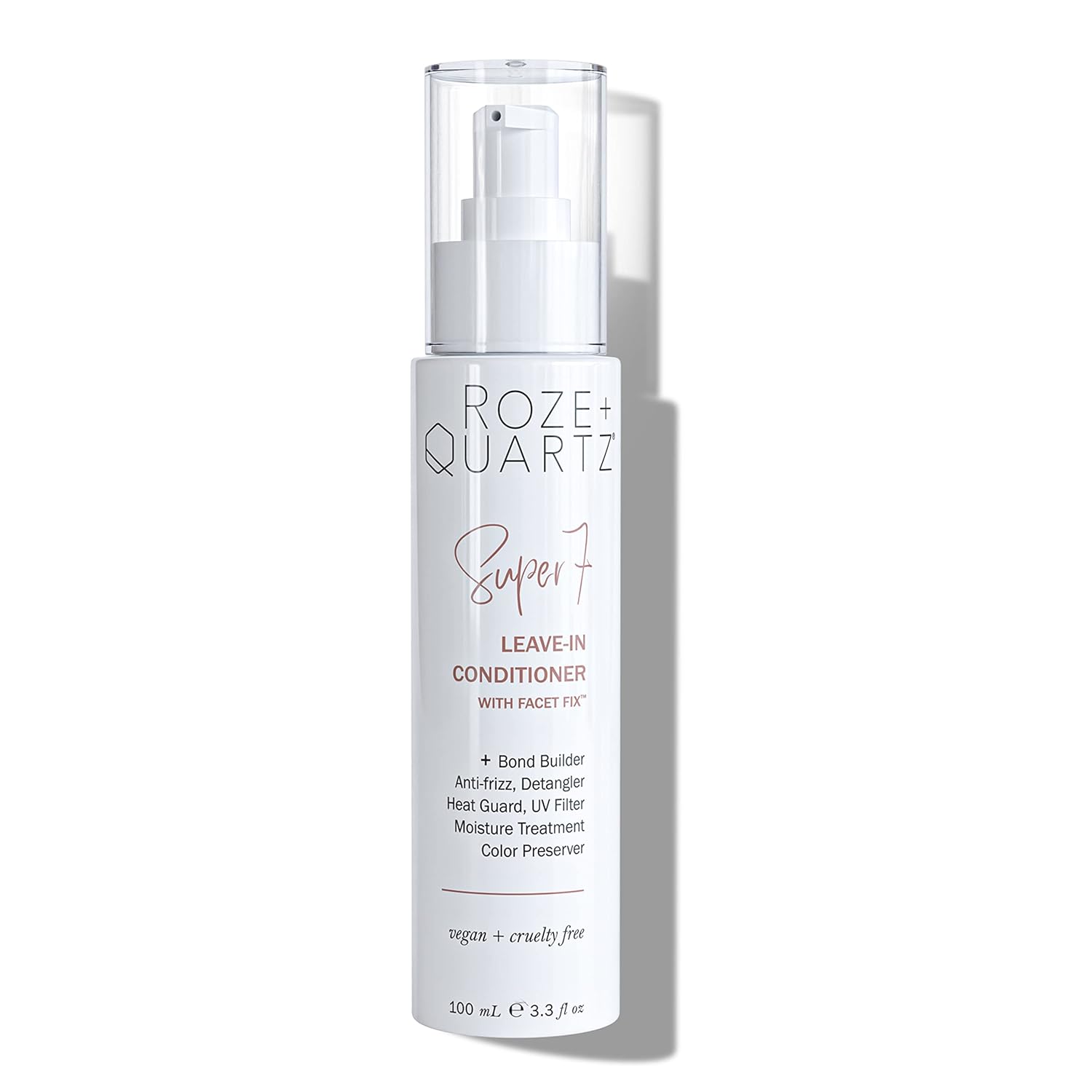 Roze + Quartz® Super 7 Leave-In Conditioner • Seven Benefits for All Hair Types (3.3oz)