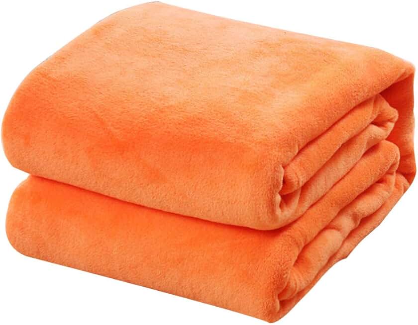 Amazon.ca Orange Throws / Blankets & Quilts Home & Kitchen