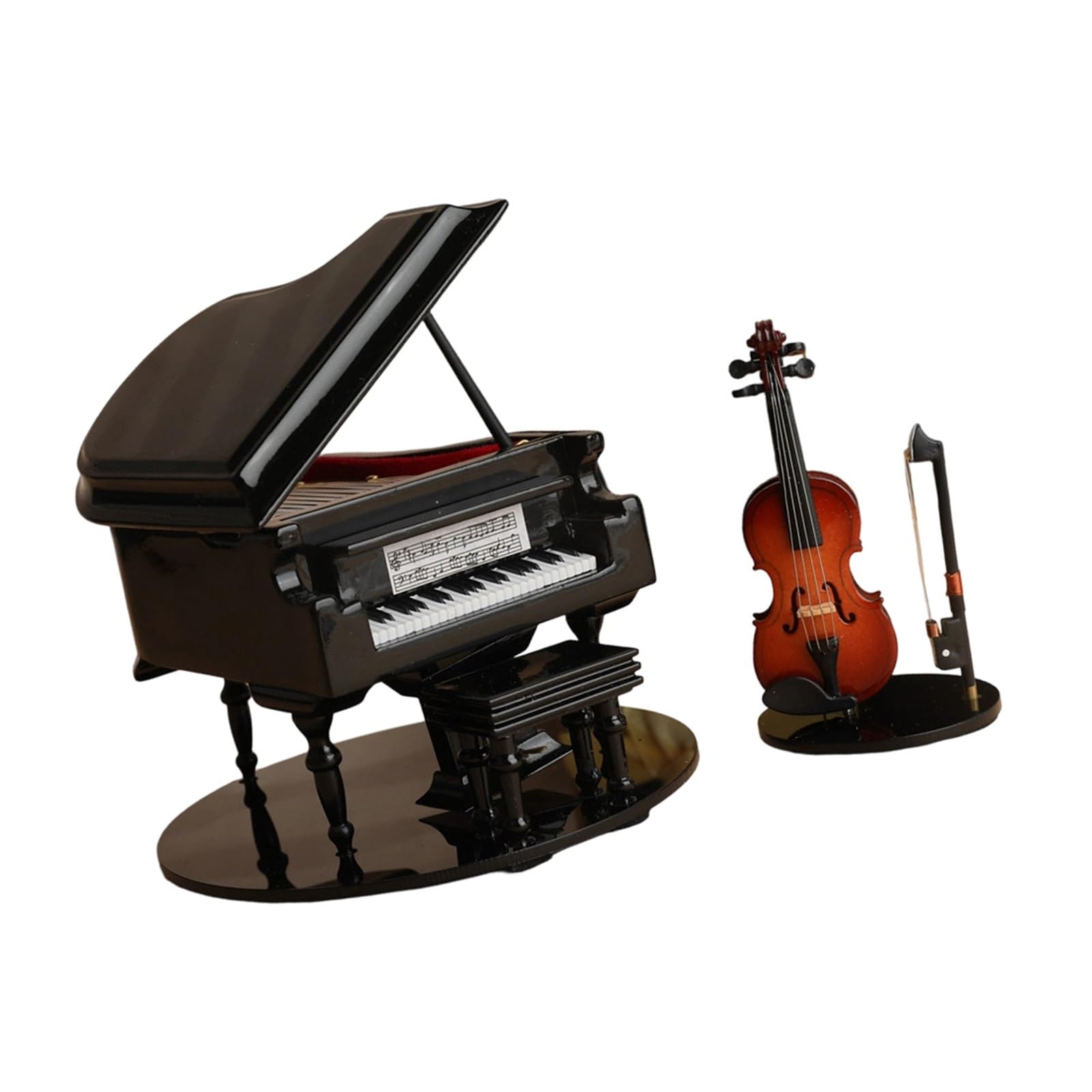 ZXFJYUIP Musical Instruments Car Accessories Home Decorations Pianos Violins Guitars(9)