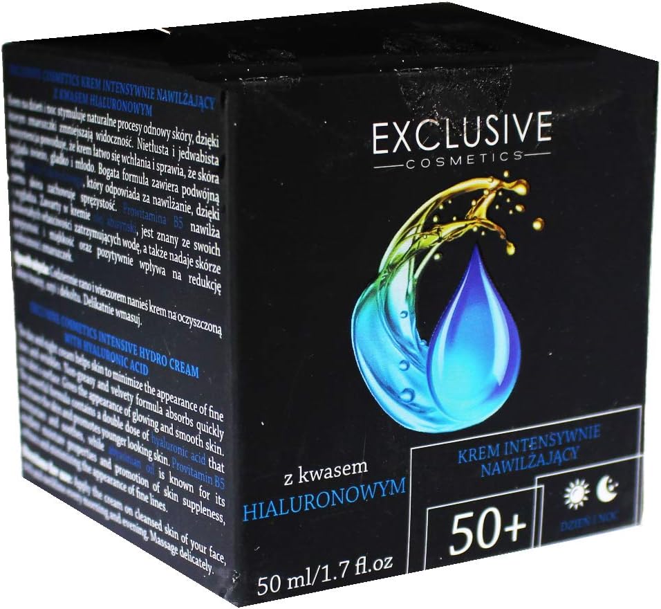 INTENSIVE HYDRO CREAM 50+ WITH HYALURONIC ACID DAY AND NIGHT 1.7 FL OZ