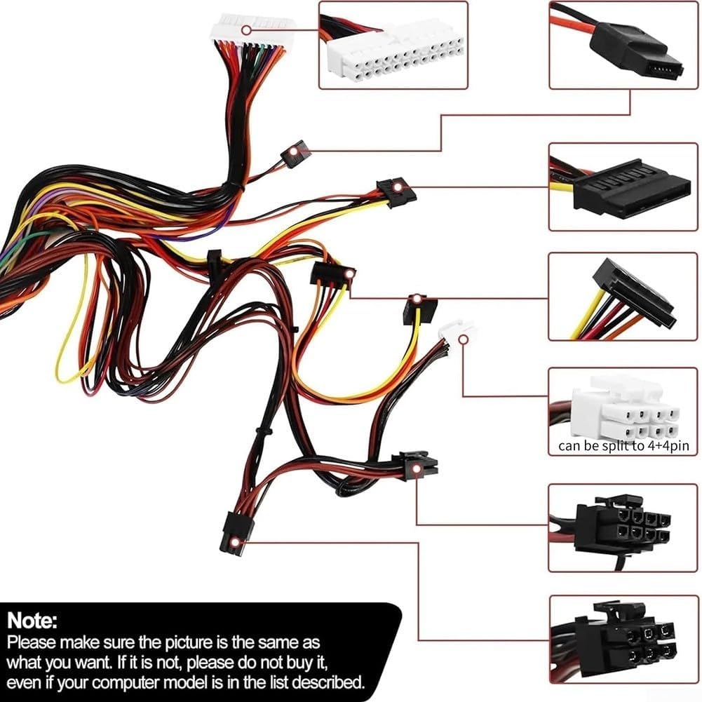 460w Bloc d'alimentation D460egm-00 pour Dell Precision 3630 5680 3640 3650 T3630 T3640 T3650 Pour Alienware Pour Aurora R5 R6 R7 Boîtier en métal argenté avec mécanismes de protection Refroidissement