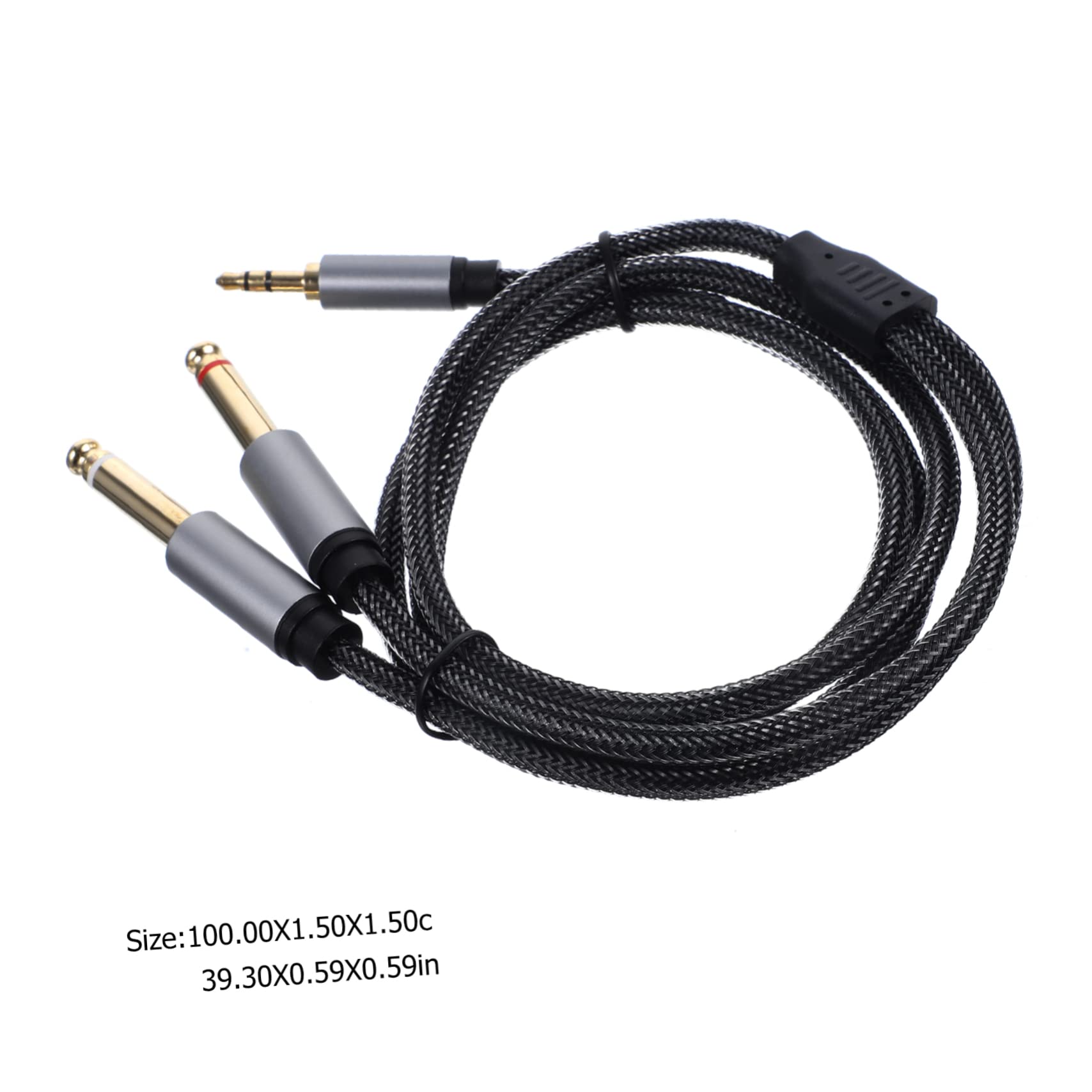 Gatuida 3pezzi Audio Splitter Connettore Trs Per Altoparlanti Riduzione Ottimale Compatibile Home Theater e Multimediali