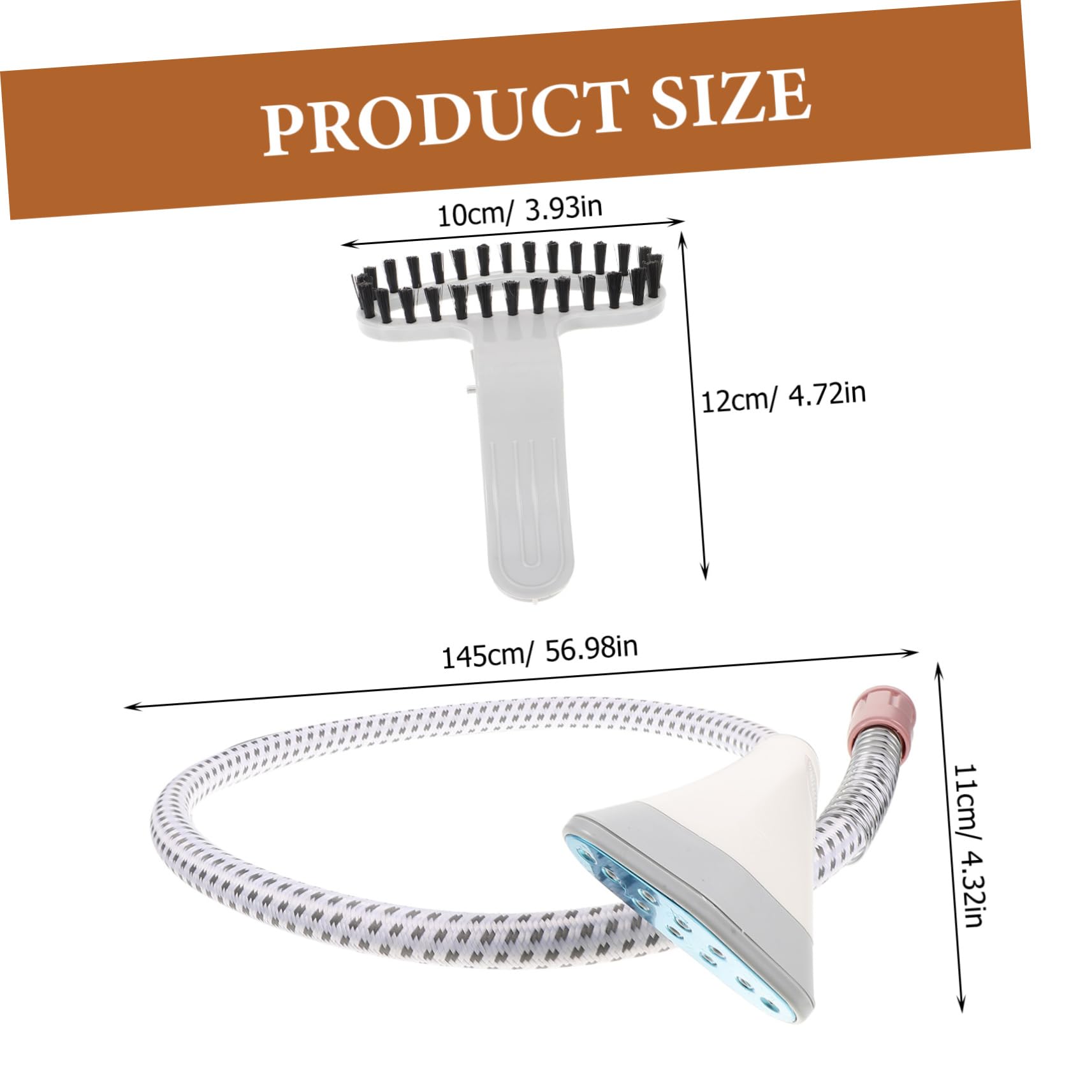 ULDIGI Garment Accessories 1 Set Steam Hose Ironing Head Sturdy Nozzle for Home Use