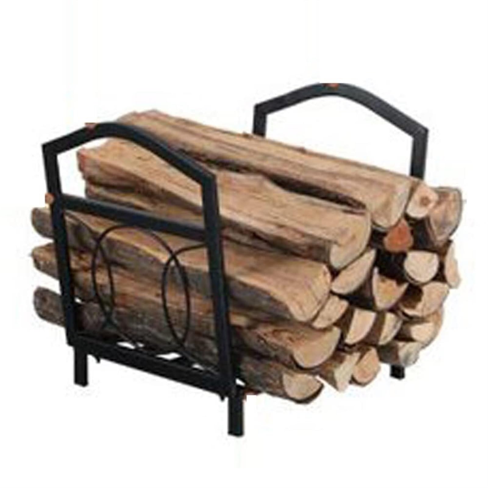 Étagère à bois métallique robuste anti-rouille pour garage et jardin