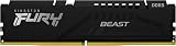 Kingston FURY Beast Black DDR5 16GB 5200MT/s CL40 DIMM Desktop Gaming Memory Single Module Intel XMP - KF552C40BB-16 - 3