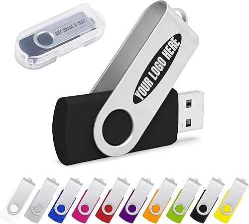 Custom USB Flash Drives 256GB USB 3.0,Personalized Thumb Drive with Logo, Text, or Image –JBOS Customized Memory Sticks Multiple Color Choice
