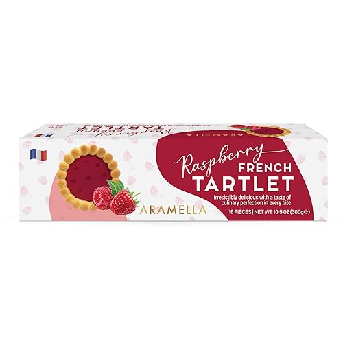 Aramella French Raspberry Tartlets – 16 Count – Authentic French