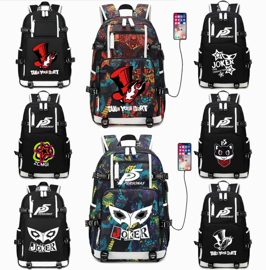 Amazon.co.jp: ペルソナ5 バックパック かばん リュック リュック