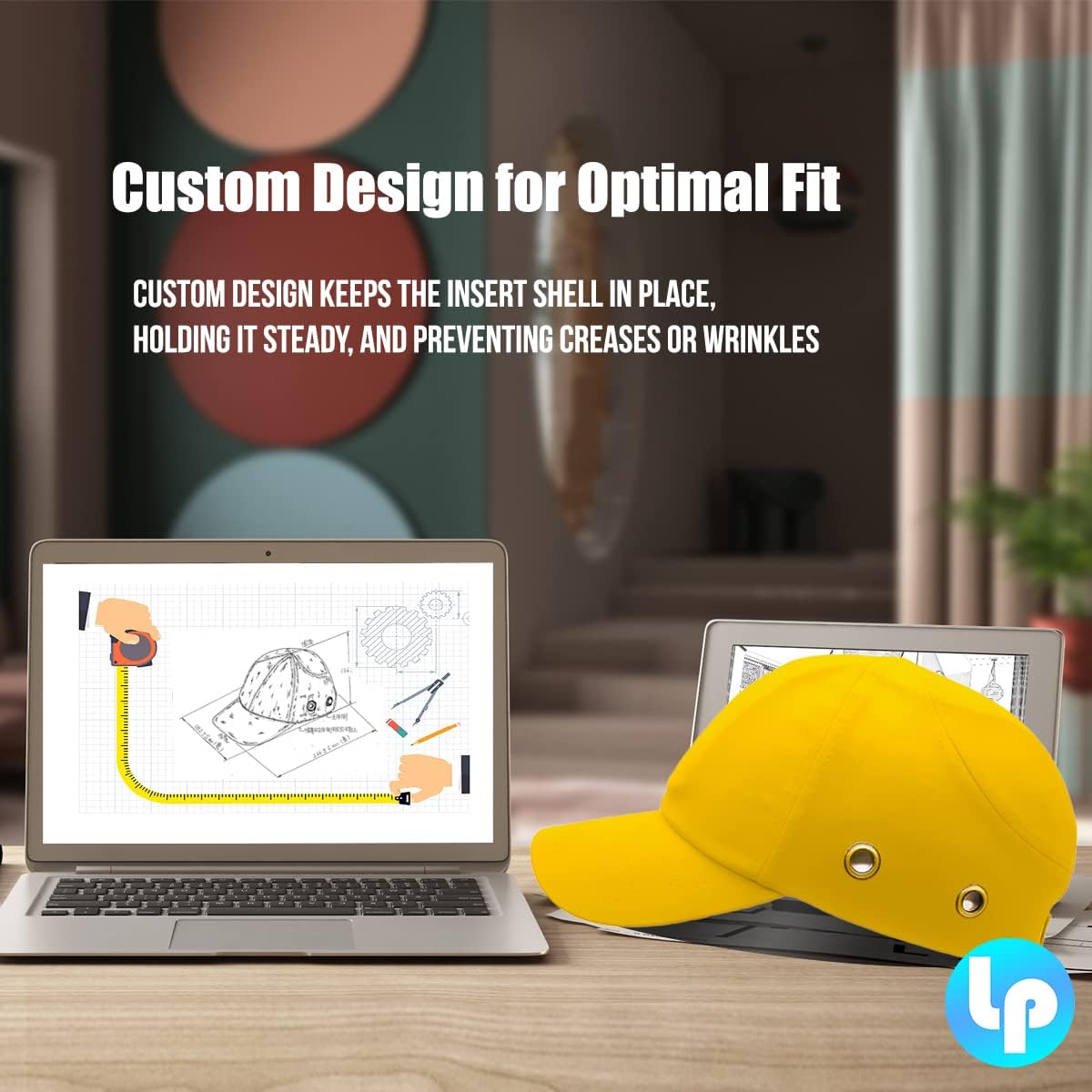 Yellow Baseball Safety Bump Cap Helmet Hard Hat Head Protection Cap for Men & Women