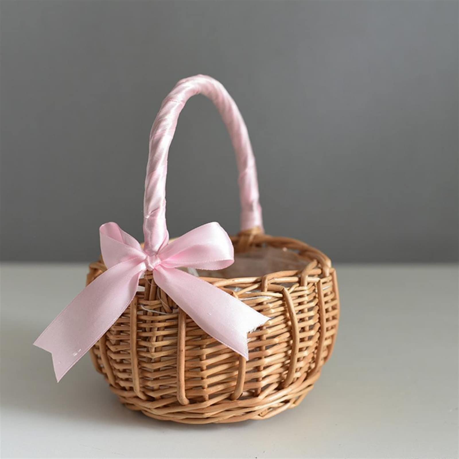 Panier de Pique-Nique, Petit Panier de Pique-Nique en Osier tressé, Panier de Rangement décoratif for Pique-Nique à la Maison