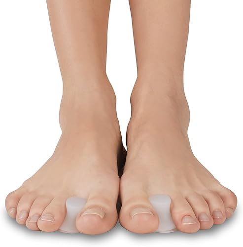 Soles Corrector de juanetes de silicona, separador de dedos suaves que ayuda a reducir el dolor de pies y hallux valgus, se adapta a la mayoría de