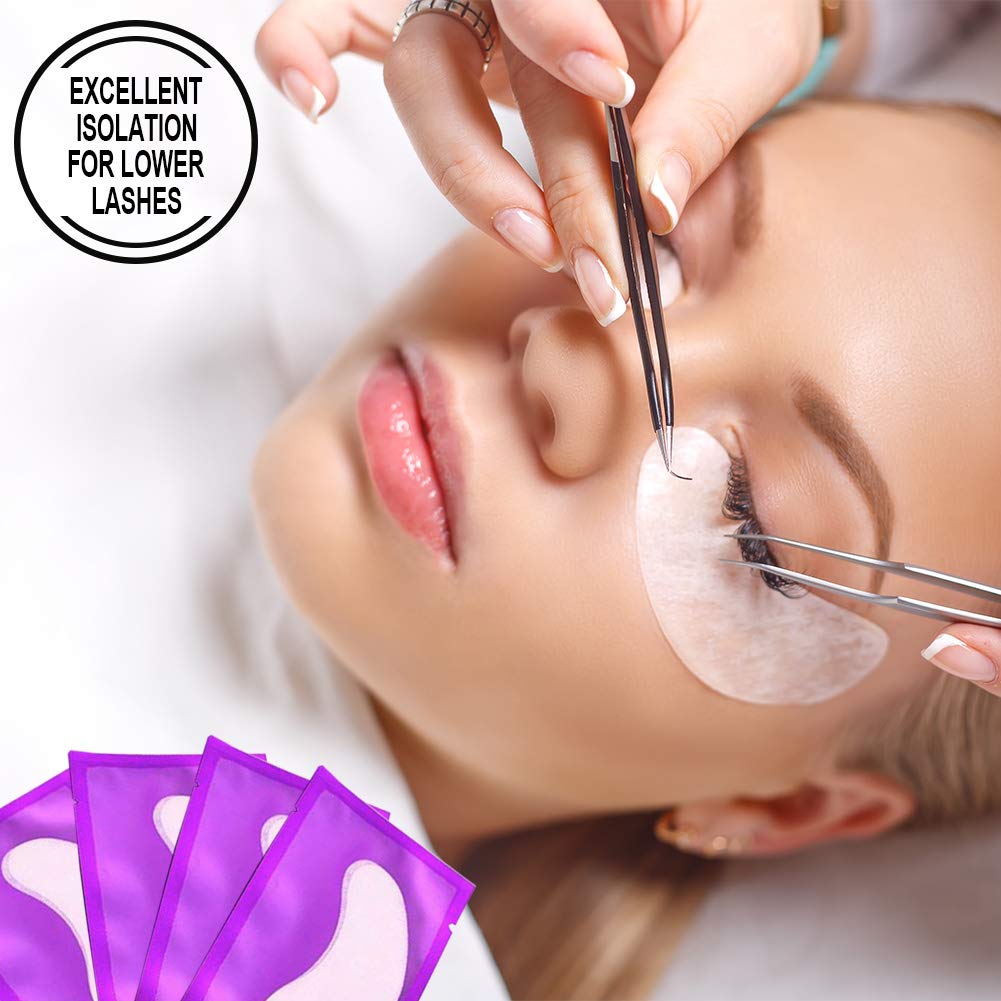 100 Pairs Eyelash Extension Eye Pads,GOTDYA Hydrogel Eye Patch / - Lint Free - Lash Extensions Eye Gel Pads, Professional Under Eye Pads for Lash Extensions Supplies