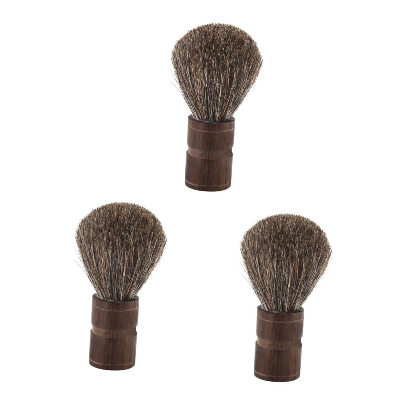 FRCOLOR 3 Pz spazzola per barba in setola spazzola per barba da uomo spazzola per barba alta qualità spazzola per la pulizia pennello da barba strumenti di bellezza Bambù
