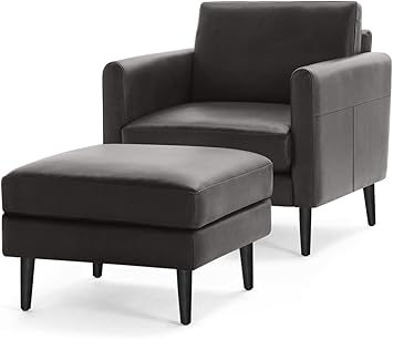 Nomad Armchair with Ottoman - Thumbnail 4