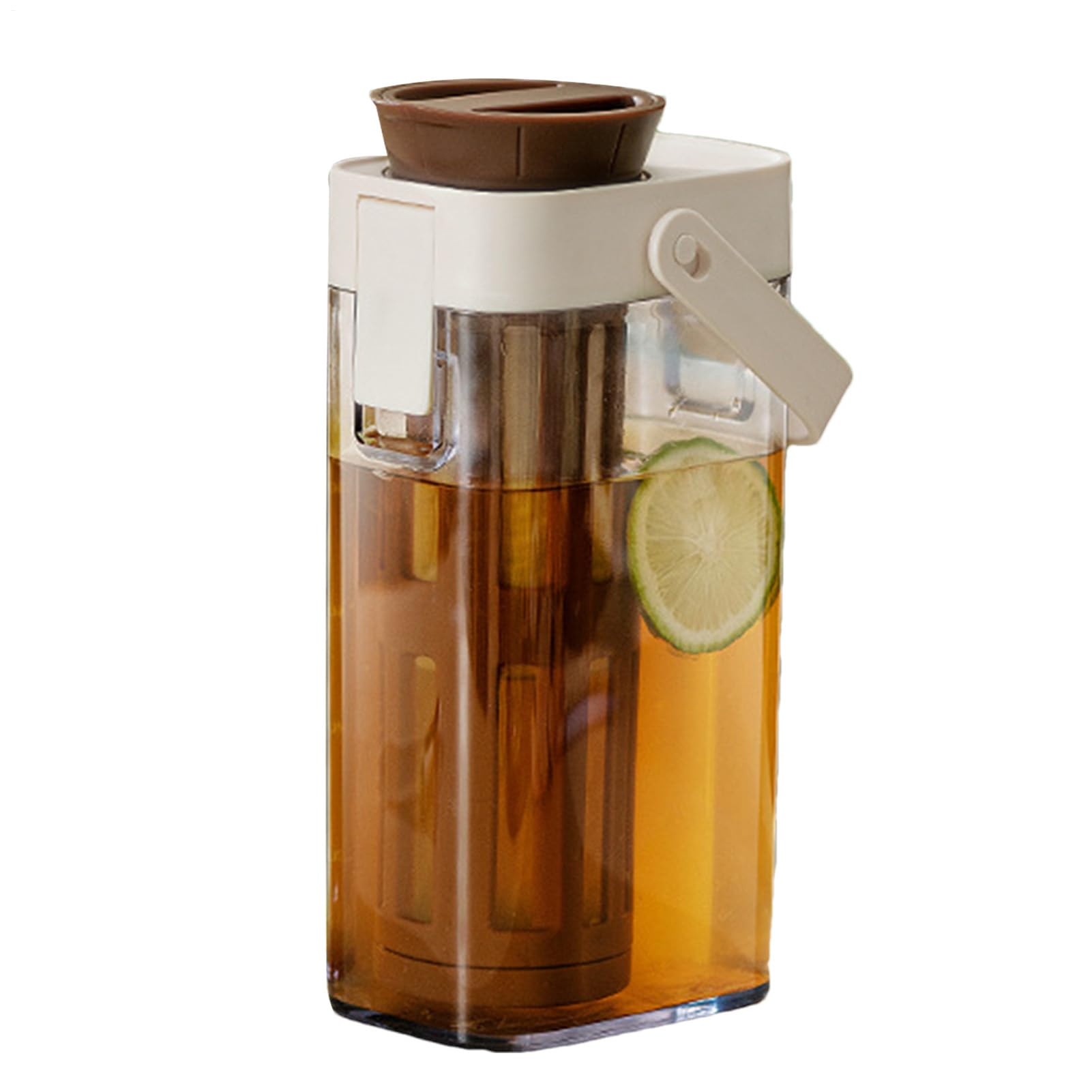 Infusion froide Cafetière Machine à café Porte-gobelet Jar Sturdy Poignée Couvercle sécurisé