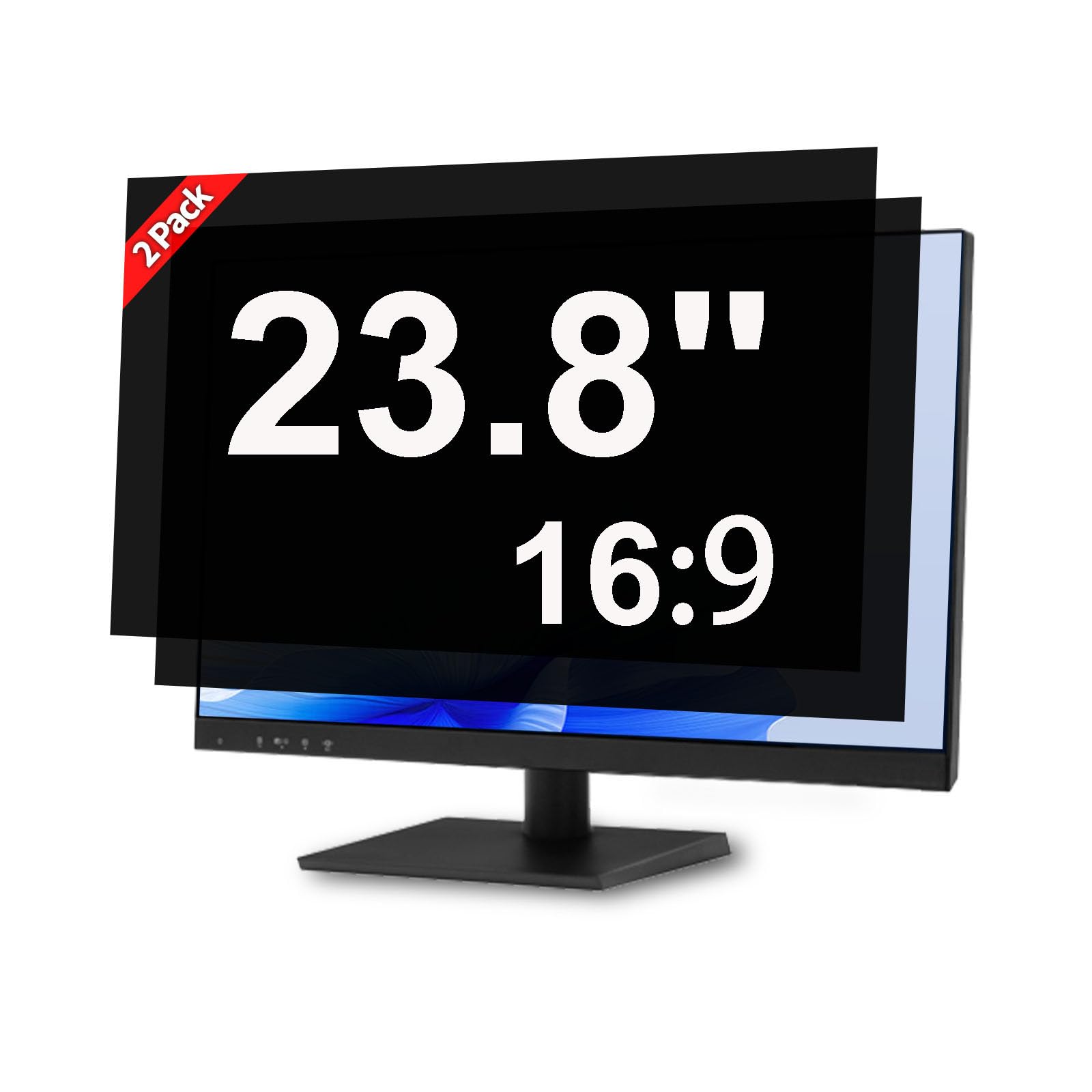 Photo 1 of [2 Pack] 23.8 Inch Computer Monitor Privacy Screen, Anti Glare Filter