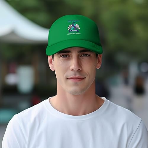 Miniatura 6 de My Hero is Now My Angel Prevention Suicide Awareness Trucker Hats for Men and Women Adult Mesh Cap Baseball Cap Dad Hat Adjustable Breathable Caps