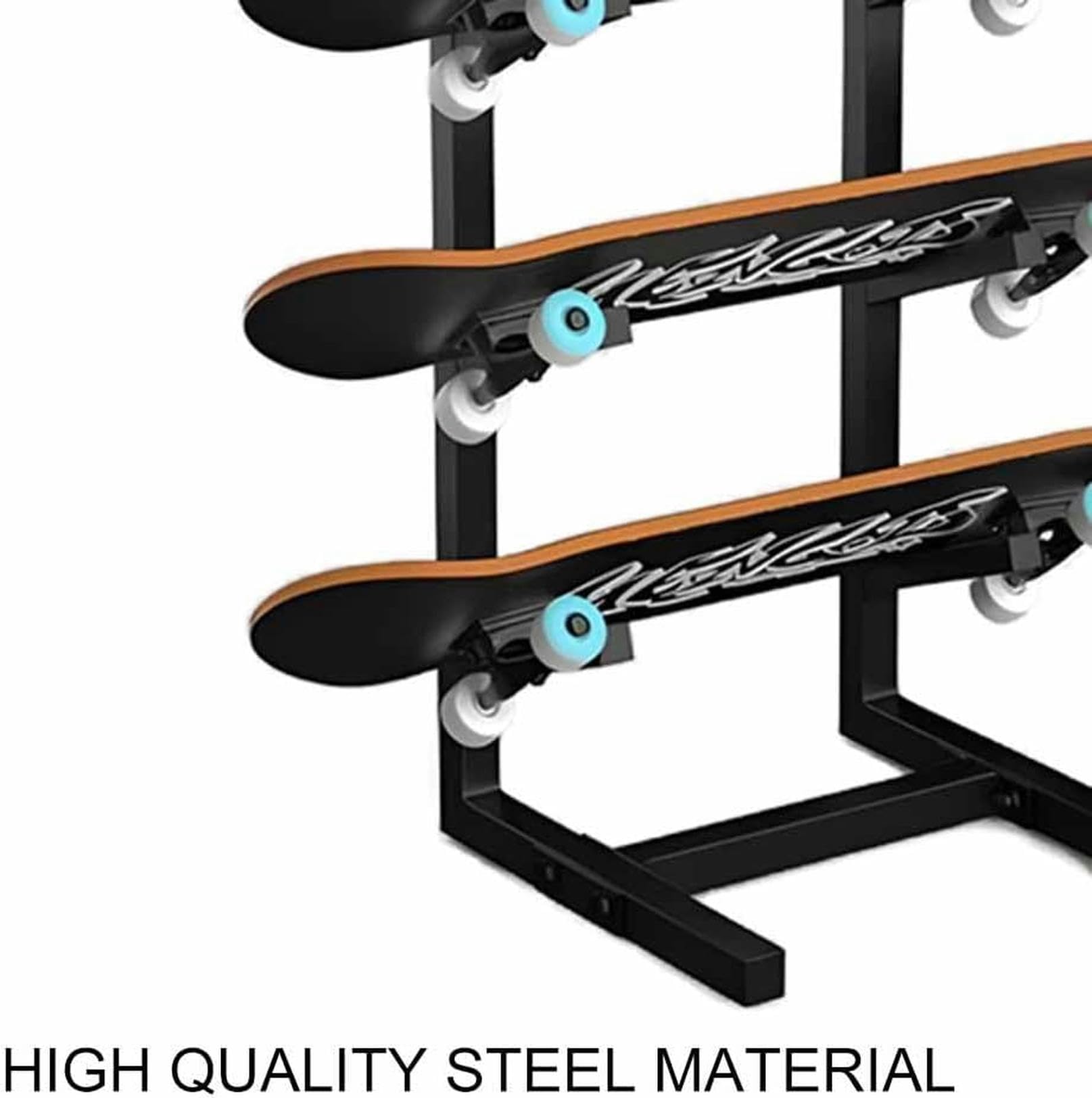 Generisch Snowboard-Aufbewahrungsständer aus Metall – Stehender Organizer für Heim-Fitnessstudio, Präsentationsständer für Sportmatten – Aufbewahrungslösung für Garage/Werkstatt