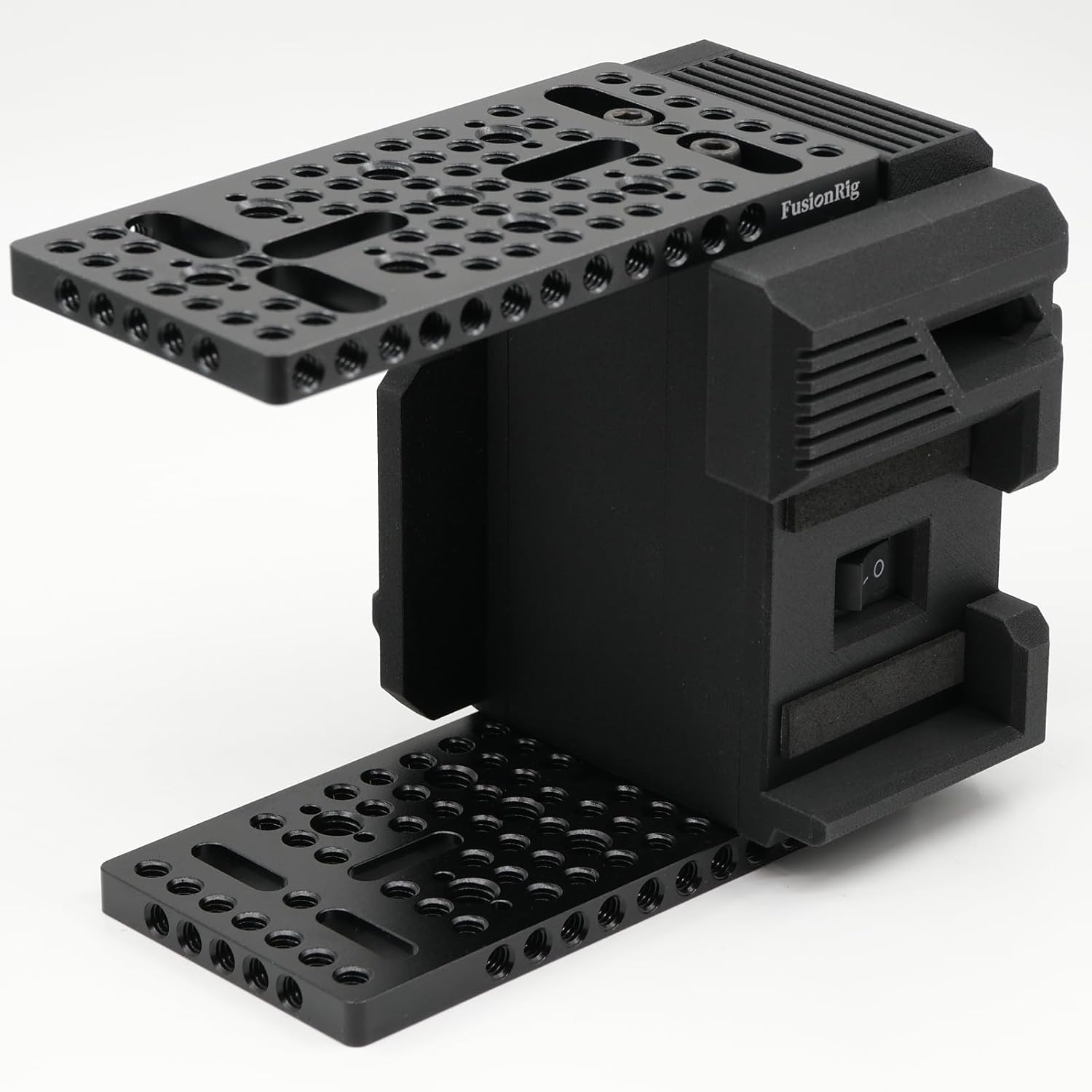 FusionRig New Camera Cage Extension Module Compatible with Sony A7M5,Build-in Voltage Display with 4 D-Tap,Dual USB-C Ports