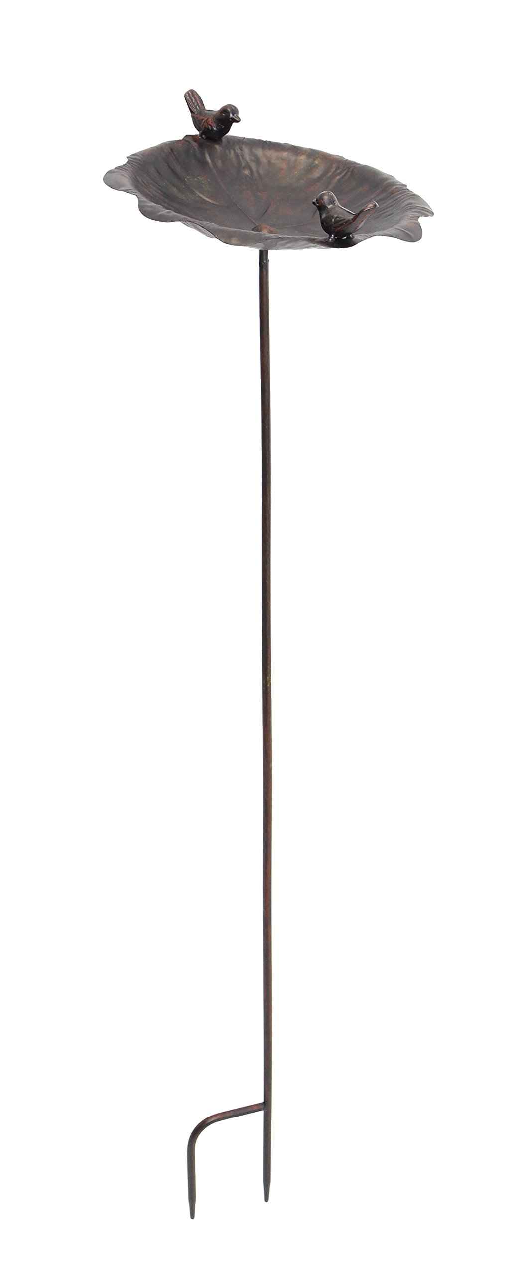 Frank,Abbeveratoio per uccelli "Piepmatz" a forma di fiore, piccoli uccellini per decorazione, ciotola ø circa 26 cm, altezza 110 cm