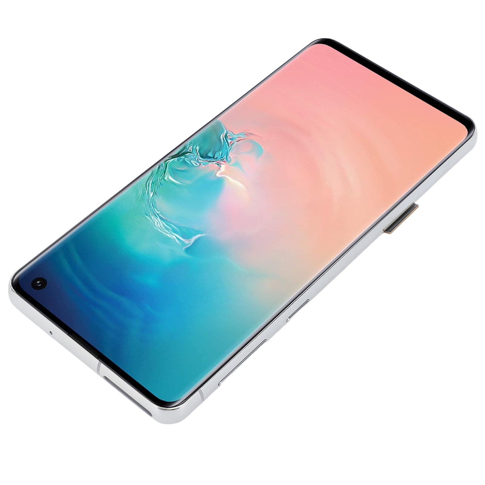 Naroote Wymiana Ekranu dla S10 6,1-calowy Digitizer Tft z ramką (SILVER)