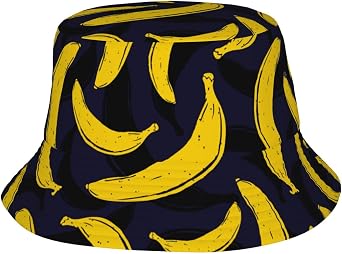 Cute Yellow Duck Bucket Hat Outdoor Summer Beach Sun Hat Packable Fisherman Cap for Men and Women