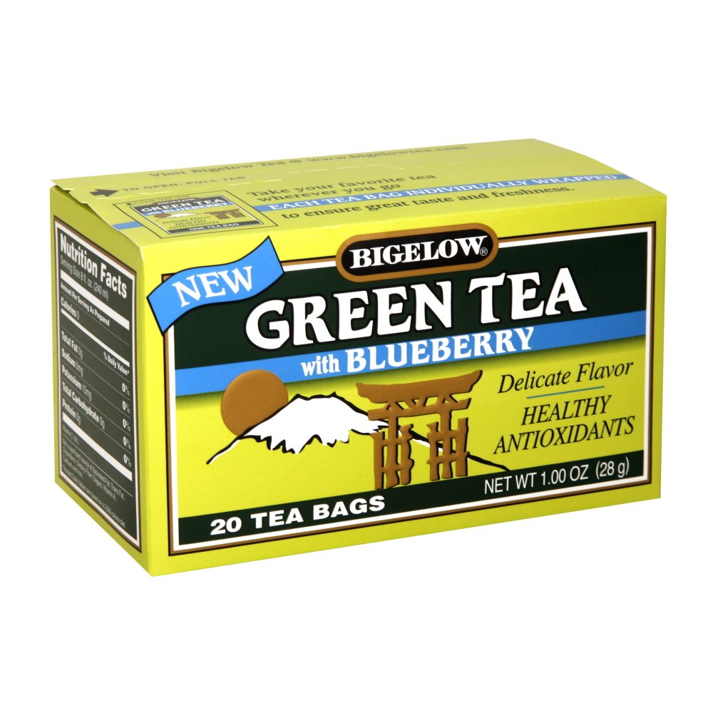 Green Tea with Blueberry, 20 ct