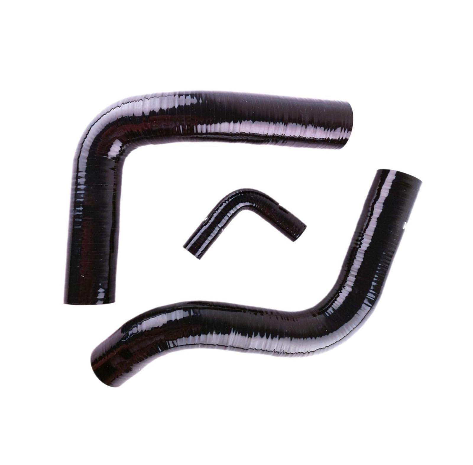 Water Coolant Pipe Compatible with for Mustang for Cobra for Shelby 1964 1965 1966 1967 1968 Engine Water Tank Radiator Silicone Hose Cool Pipe(Black)