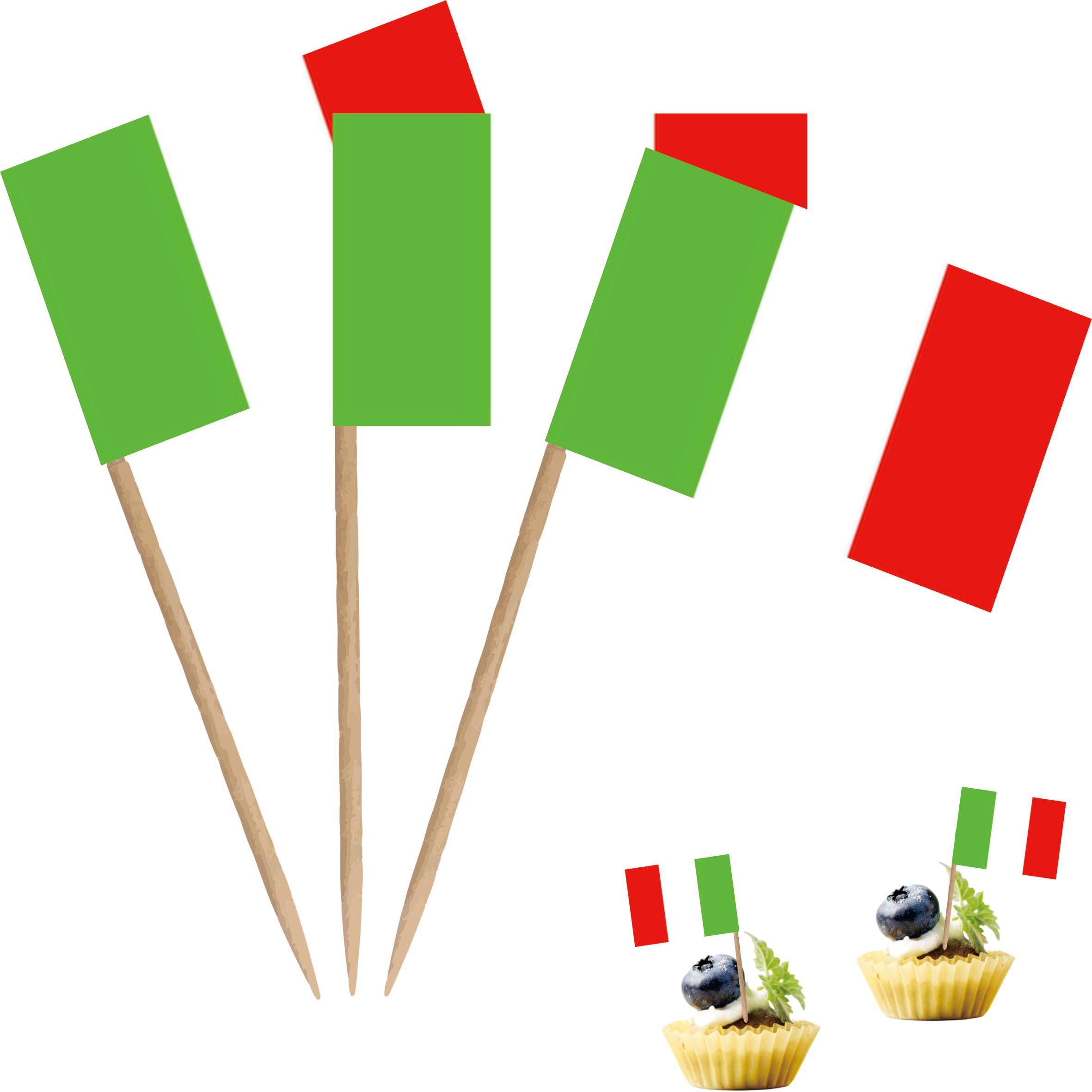 10 PZ 2024 Bandiera di laurea Piantare Carta Decorazioni Torte Topper