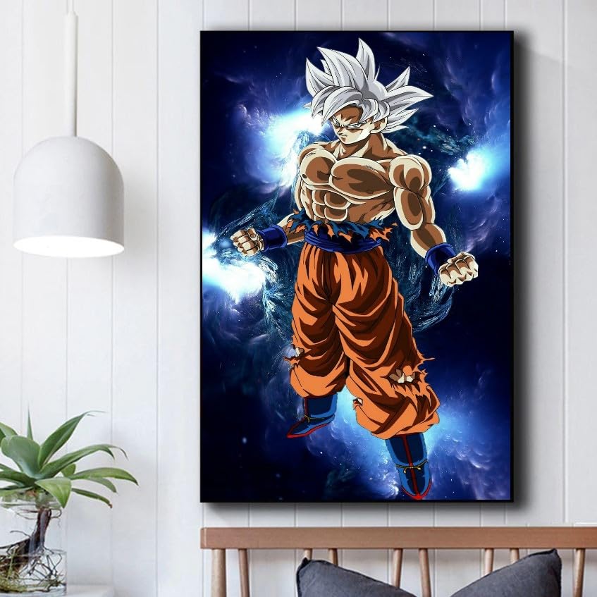 Ma Little Canv Affiche Dragon Ball - Décoration murale pour chambre d'enfant fille ou garcon - Motif Sangoku | Sans Cadres 30x40cm (Affiche N°2)