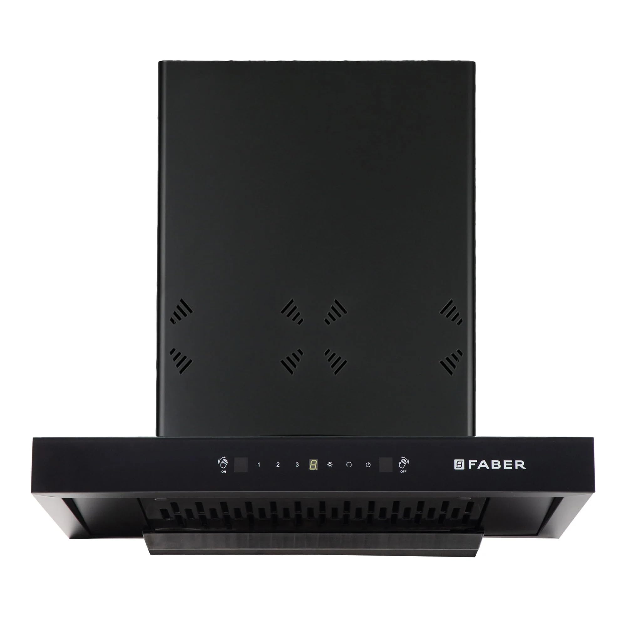 Faber 60 cm 1500 m³/hr angular Kitchen Chimney (HOOD CYGNUS IN 3D HC SC FL BK 60, Filterless technology, Touch Control, Black)-image-20