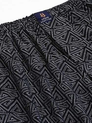 Image of Urban Scottish Men's Lounge Pants 100% Cotton Men's Lounge Night Pant Comfortable Leisure-Wear Lower with an Elastic Waist-Band and Regular Fit Track Pants, Machine Washable Stay at Home