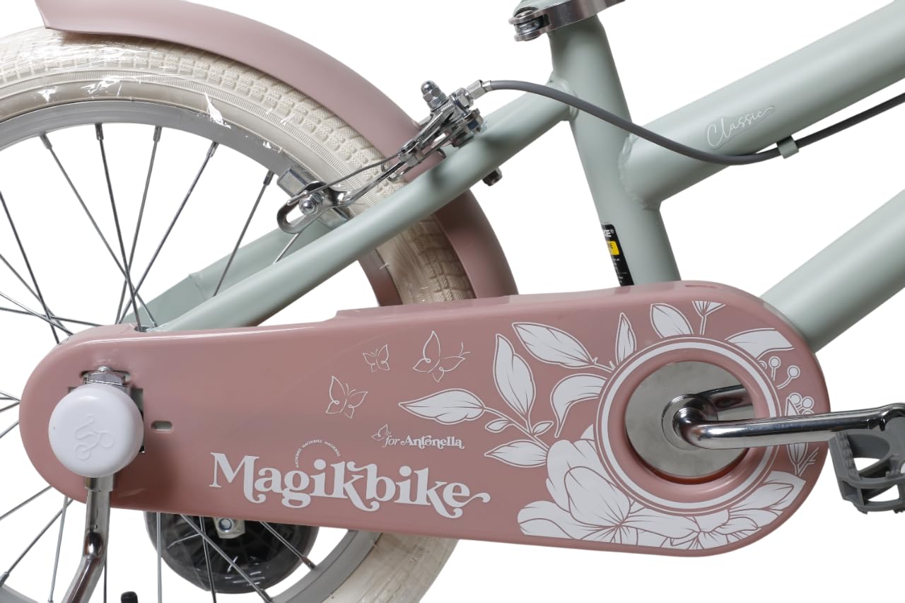 Antonella - Bicicleta para niña de 4 a 6 años con Cesta, tamaño 16"