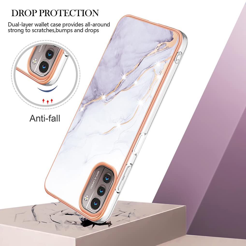 SEAHAI Hülle Für Nokia G20/G10 – Buntes Design, Stoßfest, TPU-Silikon In Roségold