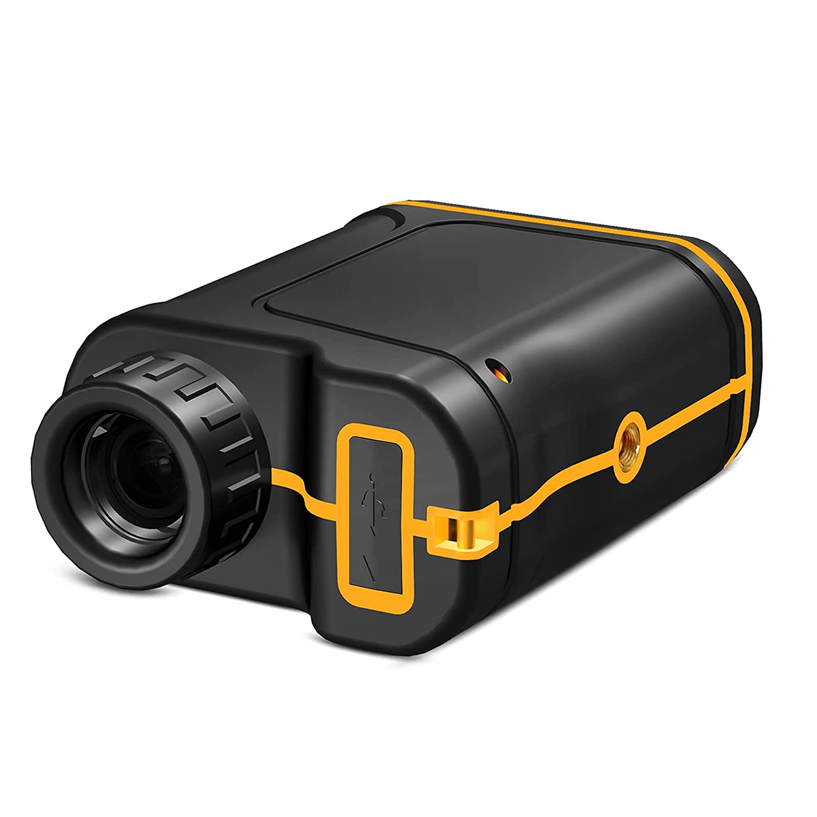 Akumulatorowy dalmierz laserowy o wysokiej rozdzielczości do polowania i golfa Przenośny dalmierz z cyfrowym ekranem dotykowym Dalmierz 800/1000 / 1500M, powiększenie 6 5% X,1500m