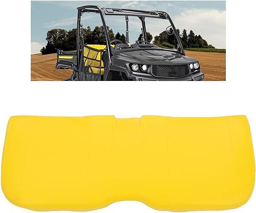 HECASA Cojín inferior de asiento compatible con John Deere XUV 615E 625i 815E 825E 825i 825M 855D 855E 855M S4 Gator repuesto para AM140624 amarillo