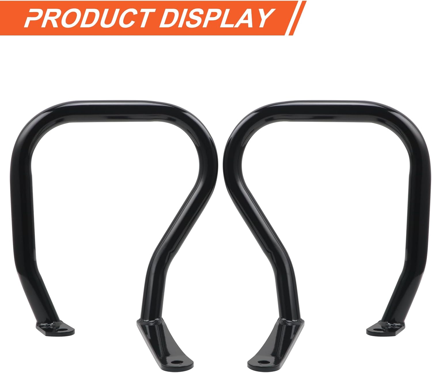 Saddlebag Guard Rear Crash Bar Fits for Harley Softail Heritage Classic FLHC/S 2018-up Low Rider ST FXLRST 2022-2024 Models (Gloss Black)